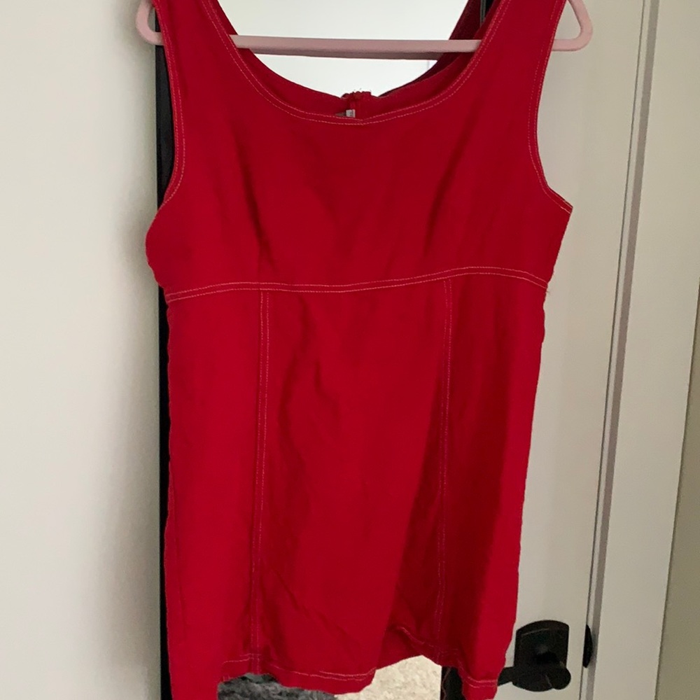 Urban Outfitters Red Canvas Dress